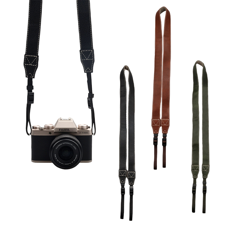 Camera Strap Leather - Sabuk Tali Leher Bahu Kamera Kulit