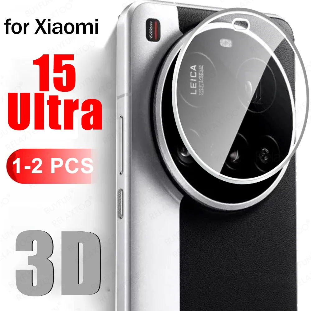 Photography Kit Xiaomi 15 Ultra - 1-2 Buah Pelindung Kamera HD Melengkung