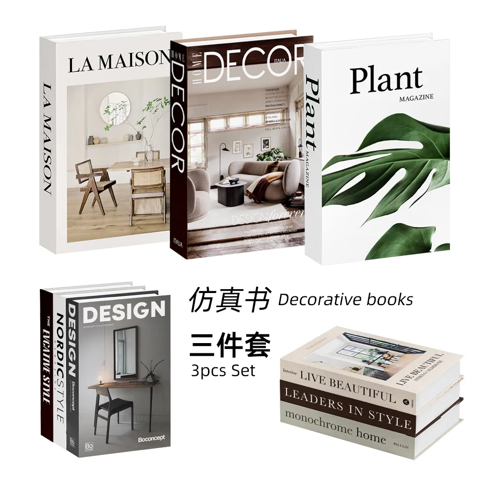 Photography Magazine - 3pcs/lot Buku Simulasi untuk Dekorasi Rumah