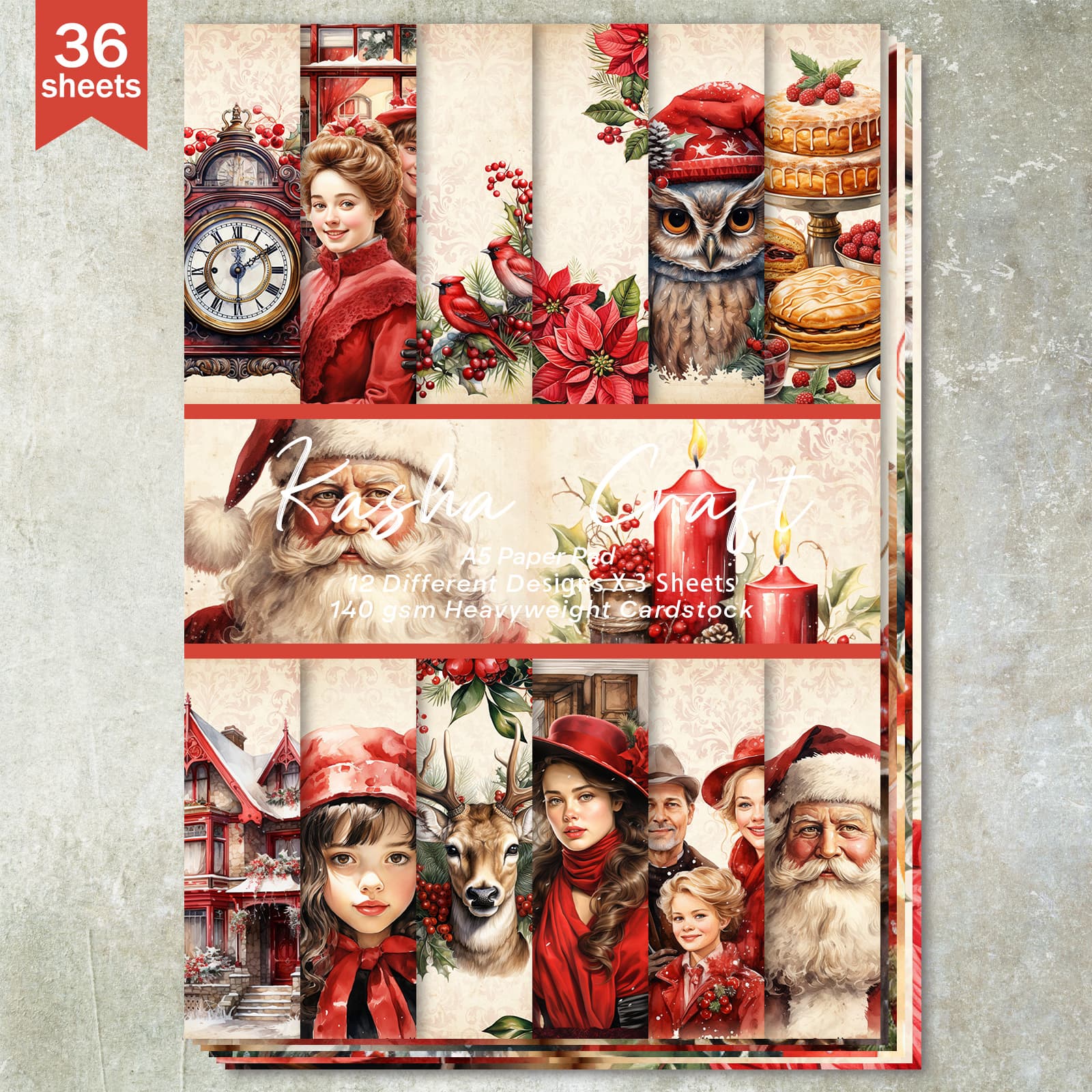 Photography Magazine - 36 Lembar A5 (meriah natal Santa