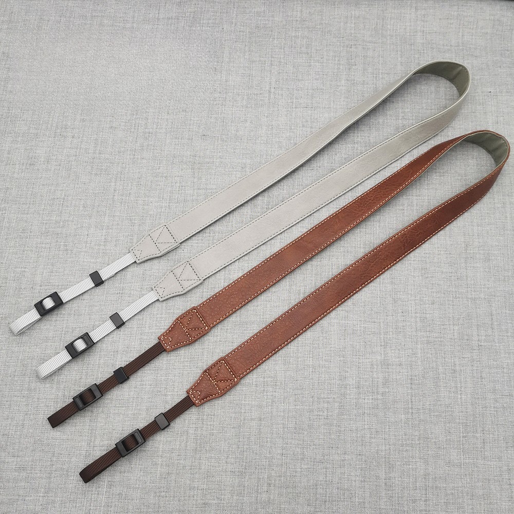 Camera Strap Leather - Tali Selempang Kamera Kulit PU Retro