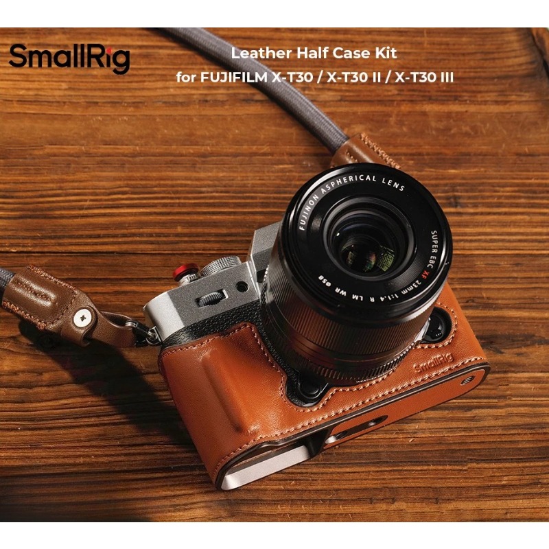 Camera Strap Leather - SmallRig Leather Half Case Kit 5670