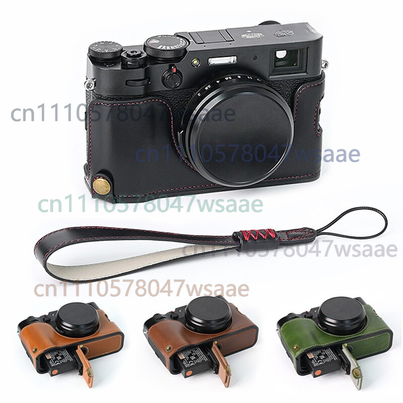 Camera Strap Leather - 1 Buah Casing Setengah Kulit untuk