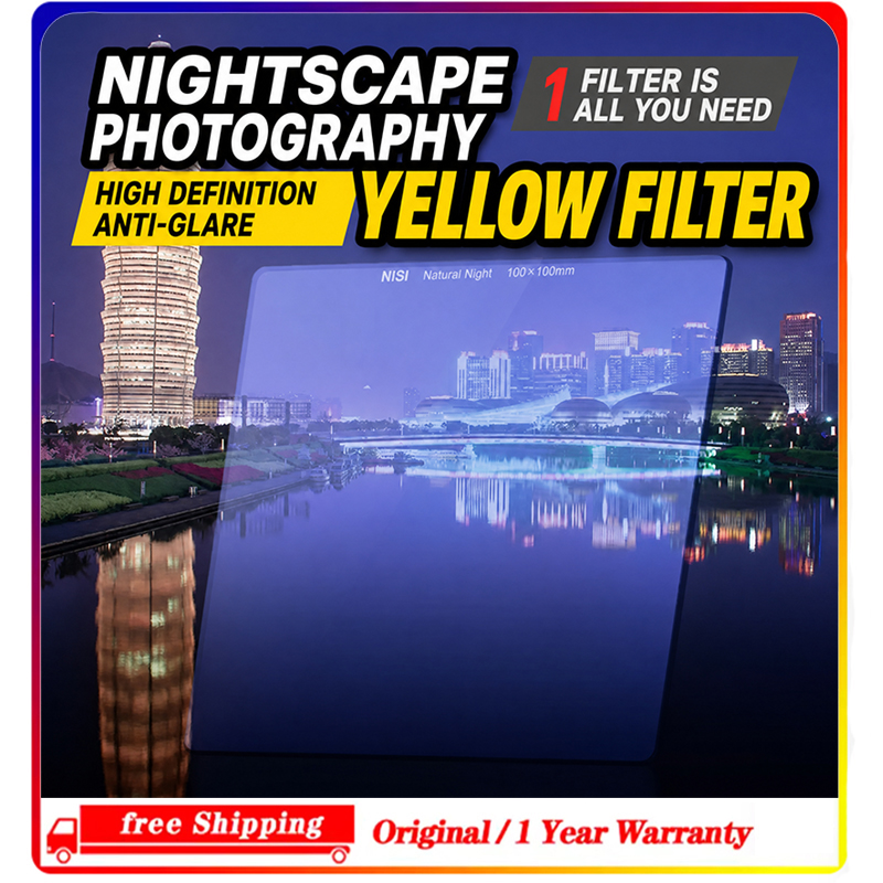 Photography Yellow Light - Filter Malam Alami NiSi Square 100x100mm,