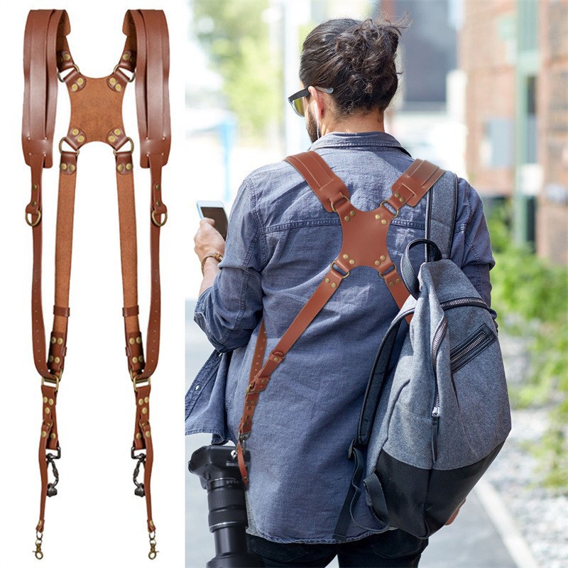Camera Strap Leather - Tali Selempang Kamera Kulit yang Dapat