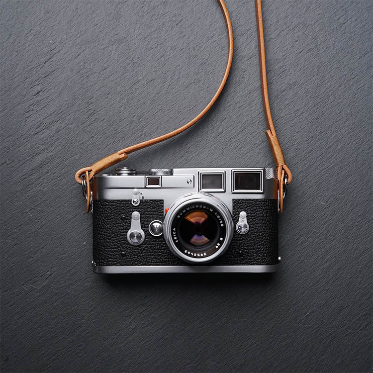 Camera Strap Leather - Mr.stone Tali Kamera Kulit Asli Buatan