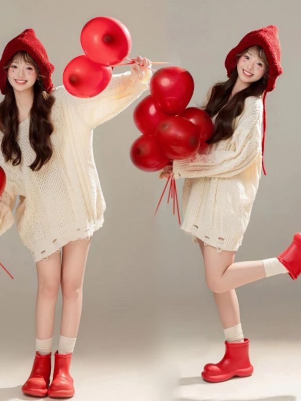 Photography Studio - Pakaian Fotografi Tema Natal Gaya Santai