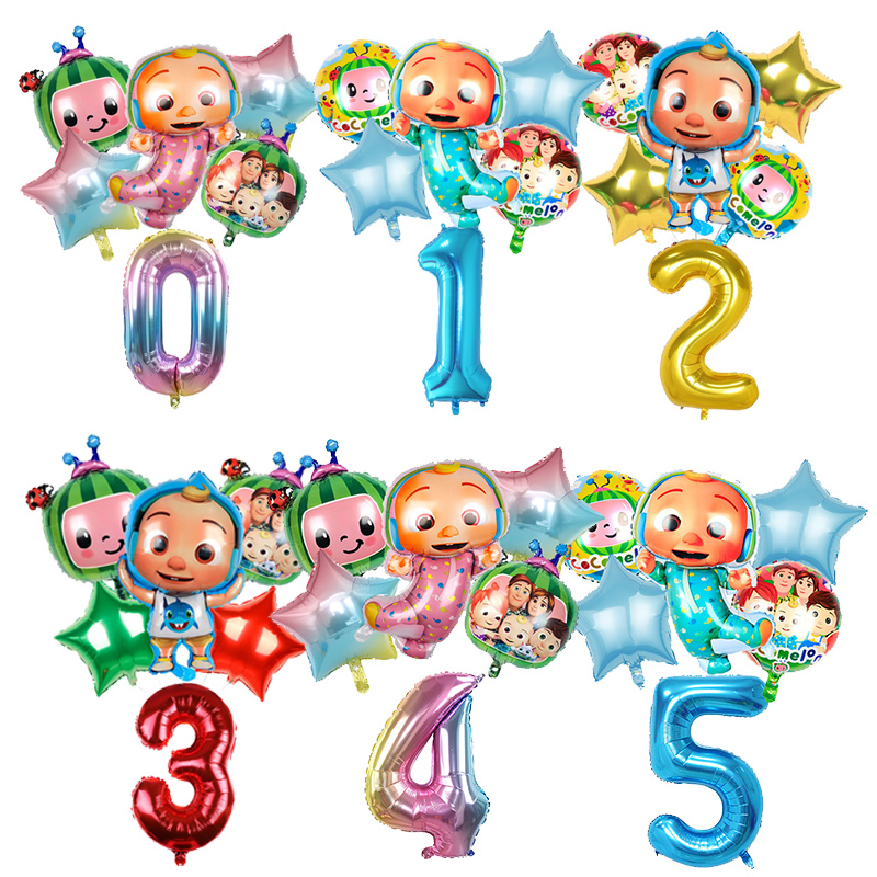 Photography Ideas - Cocomelons Set Balon Angka Dekorasi Pesta