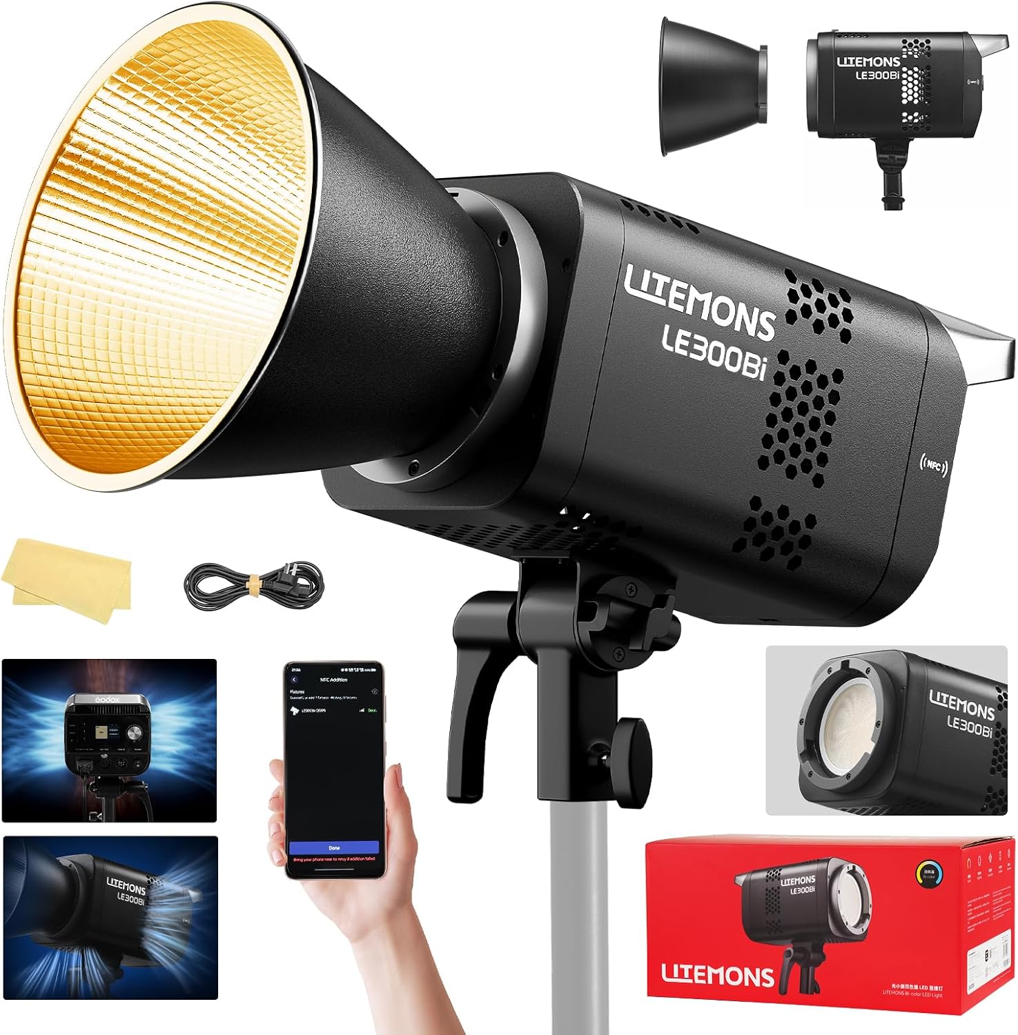 Photography Youtube - Kit Pencahayaan Video LED RGB, 3