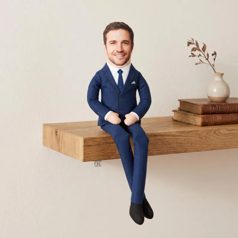 Photography Ideas - Boneka plushie foto ayah yang dipersonalisasi,