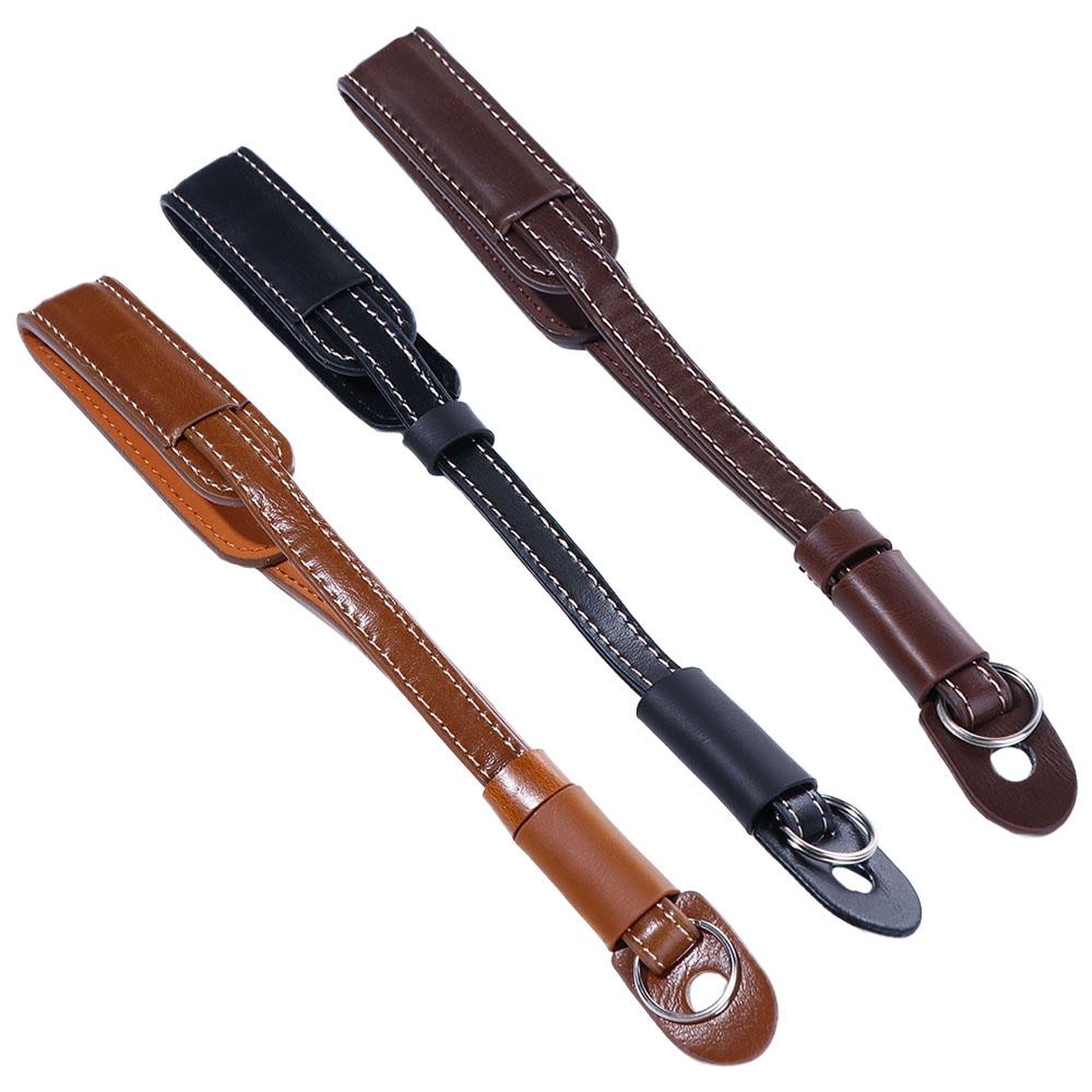 Camera Strap Leather - Tali Pergelangan Tangan Kamera, Tali Anti-Hilang,