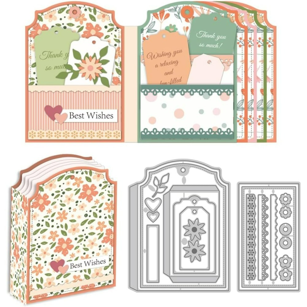Photography Ideas - Label longgar daun Die Cuts untuk