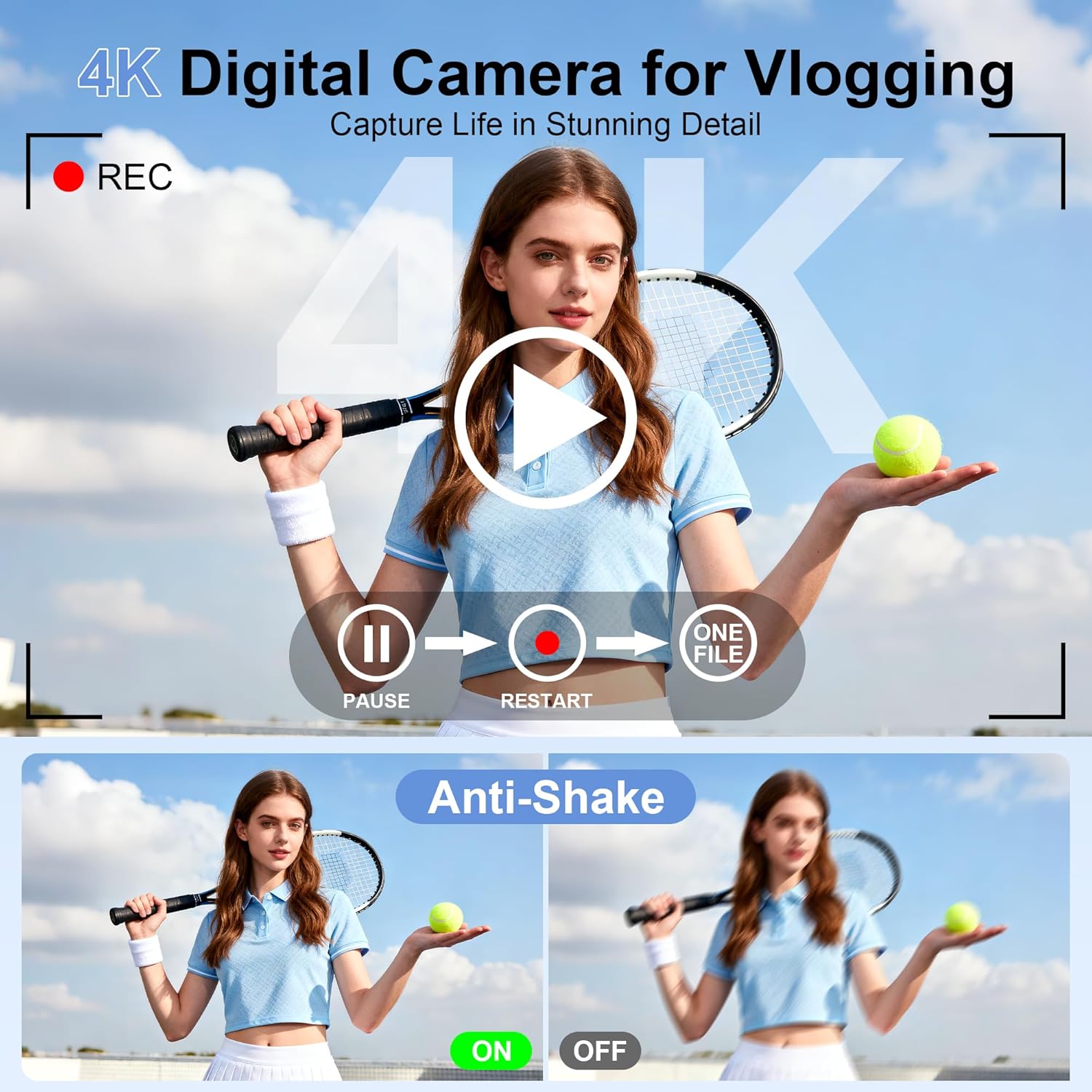 Kamera Digital 4K HD untuk Fot - Photography Natural Lighting ulasan dan harga