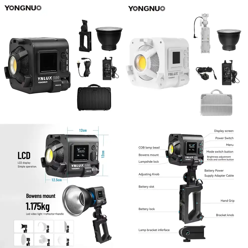 YONGNUO YNLUX100 100W 3200K-56 - Photography Studio ulasan dan harga