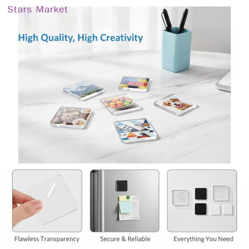 5 Set Magnet Akrilik Transpara - Photography Ideas ulasan dan harga