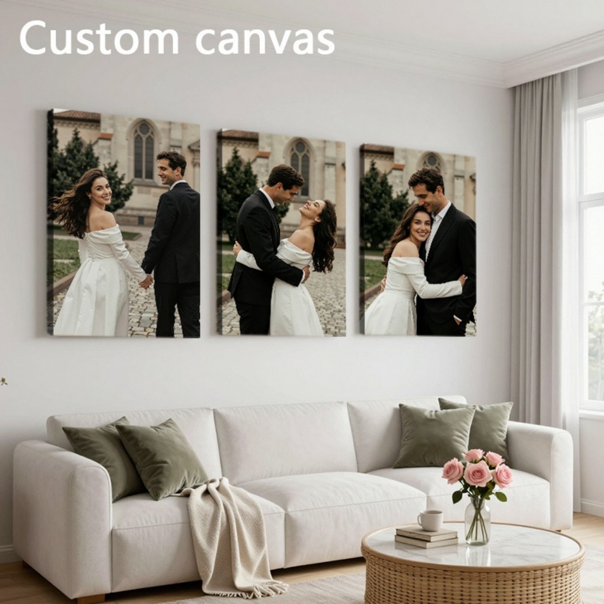 Set 3 Cetakan Kanvas Foto Kust - Photography Ideas ulasan dan harga