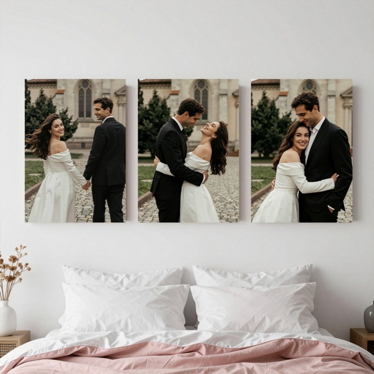 Set 3 Cetakan Kanvas Foto Kust - Photography Ideas ulasan dan harga