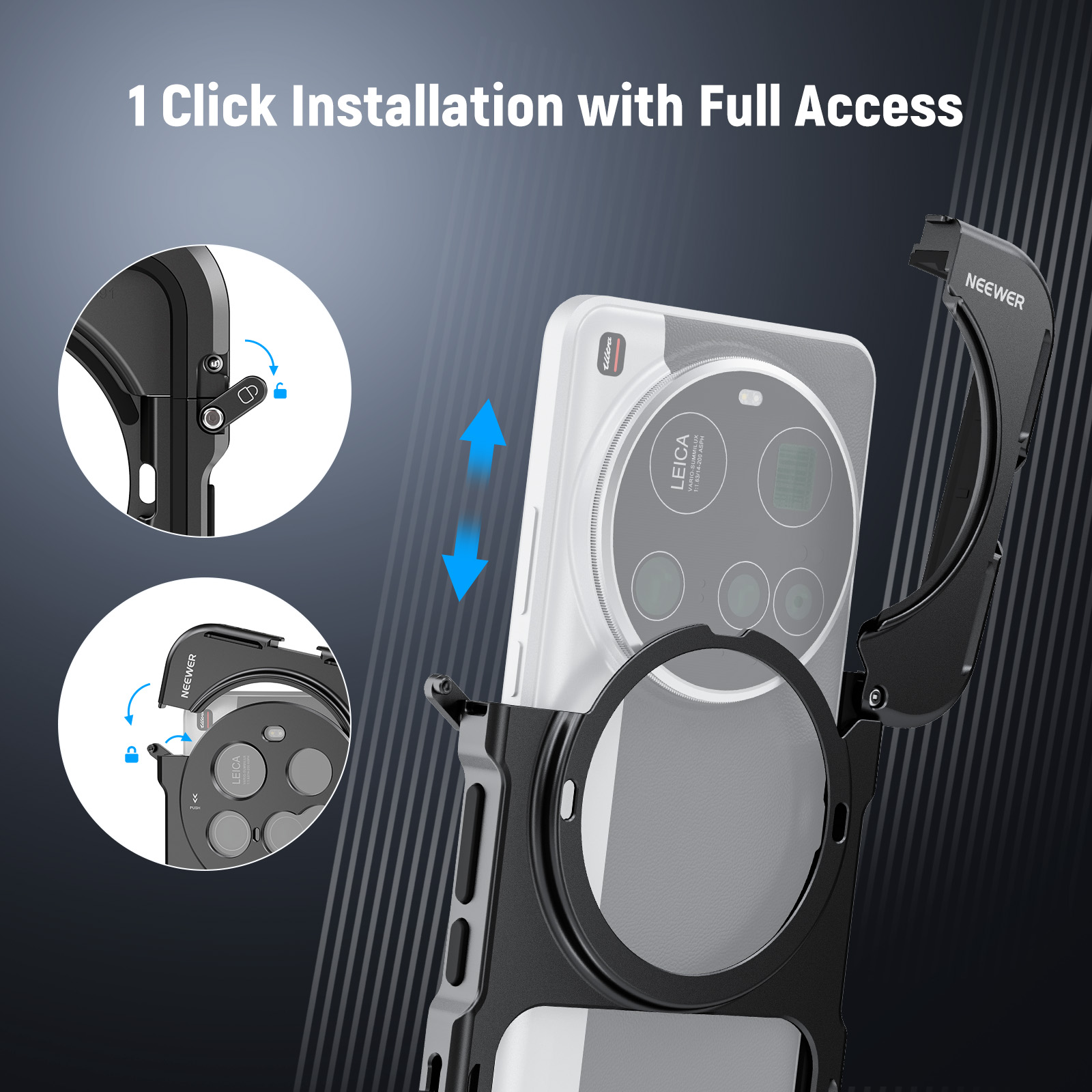 NEEWER Phone Cage Video Rig Ca - Photography Kit Xiaomi 15 Ultra ulasan dan harga