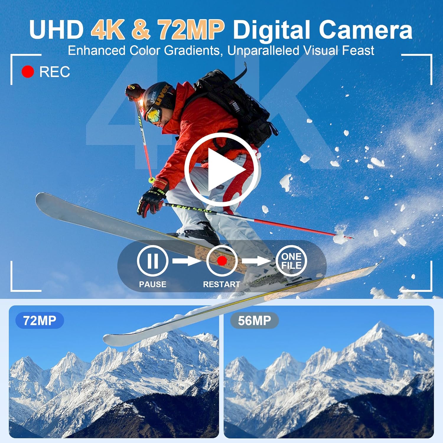 Kamera Digital 72MP Untuk Foto - Photography Natural Lighting ulasan dan harga
