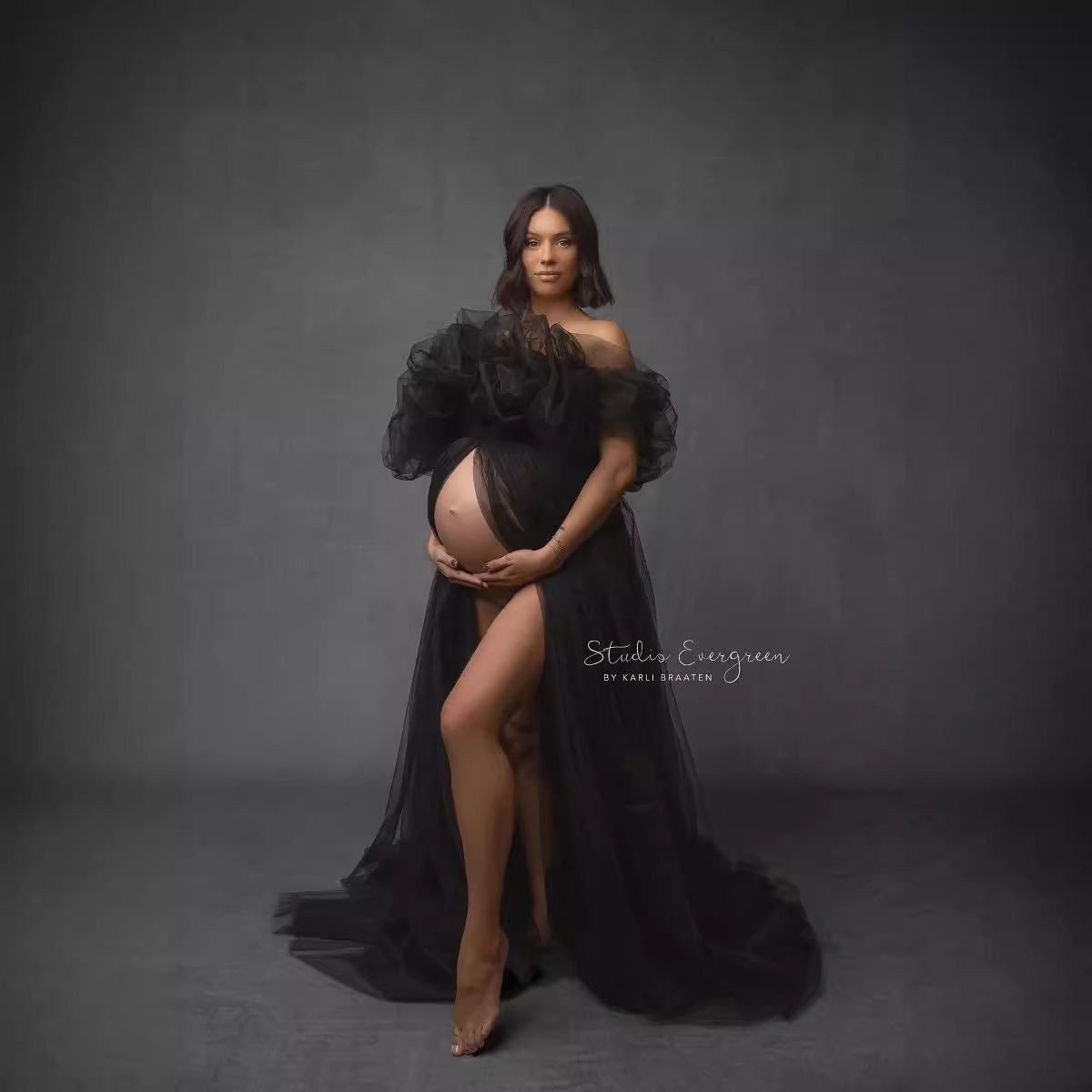 Gaun Fotografi Bersalin Gaun T - Photography Word ulasan dan harga