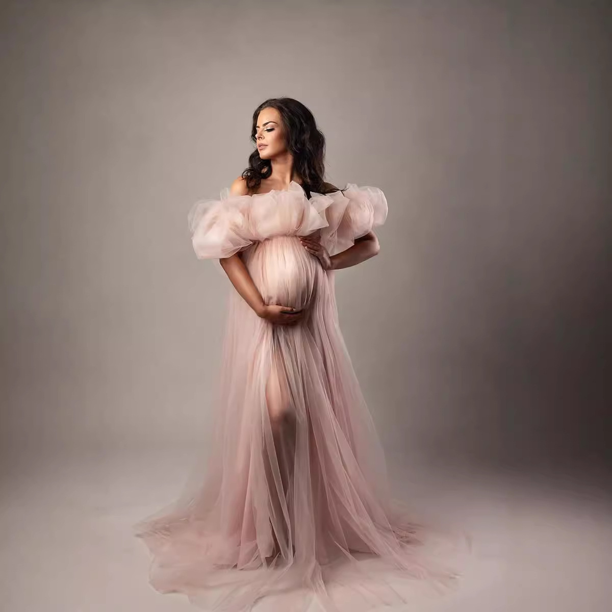 Gaun Fotografi Bersalin Gaun T - Photography Word ulasan dan harga
