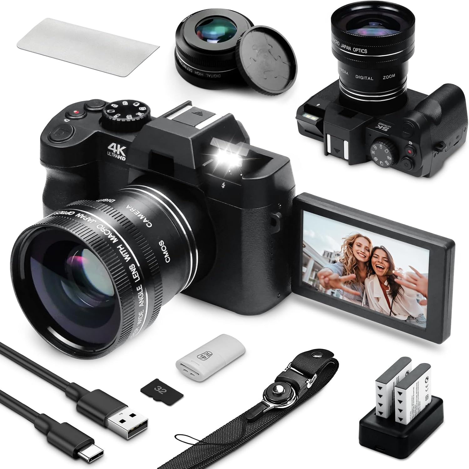 Kamera Digital 48MP dengan WiF - Photography Youtube ulasan dan harga