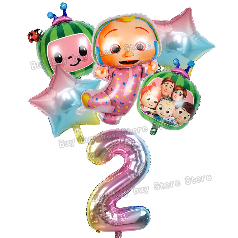 Cocomelons Set Balon Angka Dek - Photography Ideas ulasan dan harga