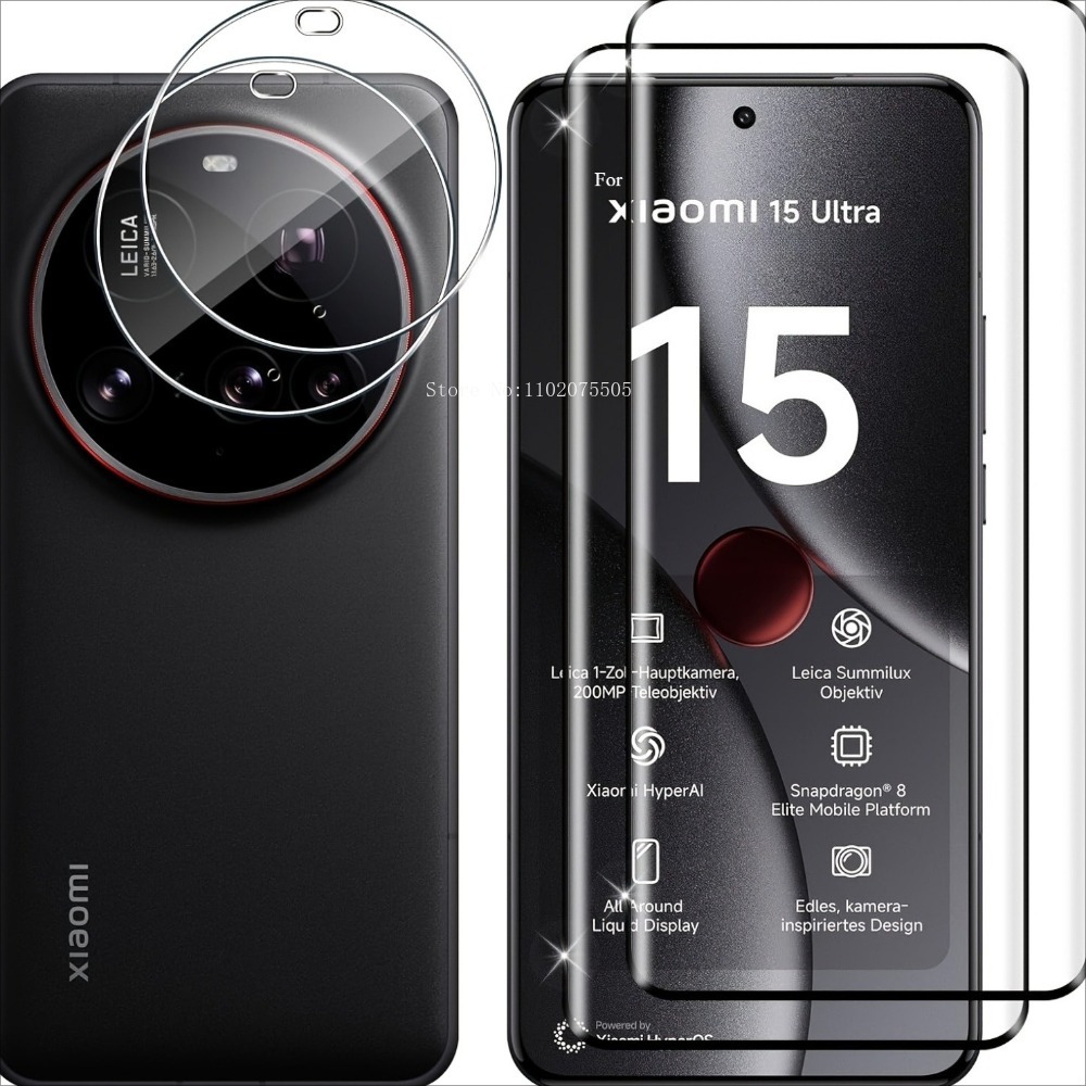 [4-In-1]2 Buah Kaca Tempered 3 - Photography Kit Xiaomi 15 Ultra ulasan dan harga
