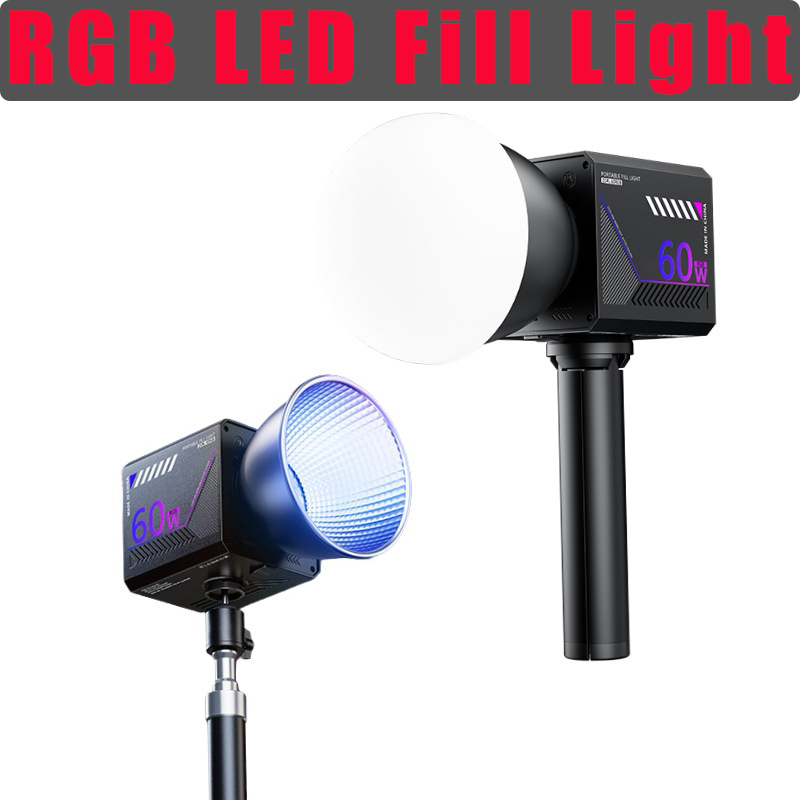 Lampu Video RGB 60W Portabel L - Photography Natural Lighting ulasan dan harga