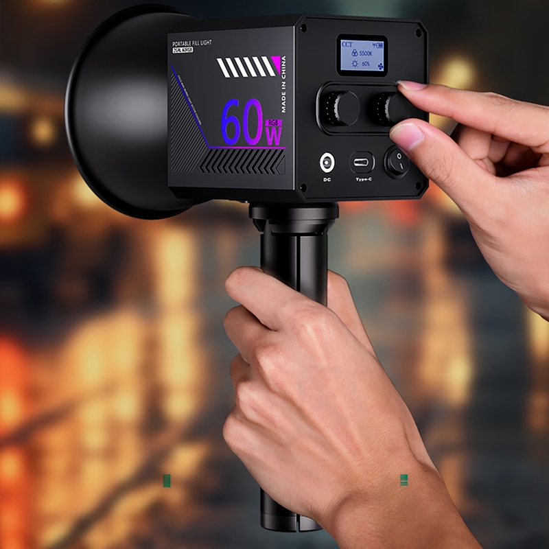 Lampu Video RGB 60W Portabel L - Photography Natural Lighting ulasan dan harga